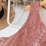 Self-pick-up Plus Size Women'S Floral Print V Neck Casual Sleeveless Dresses  Only Self-pickup Is Supported