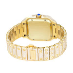 Clarity Moissanite Watch Men's Stainless Steel