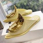 French Style Pointed Toe Kitten Heel