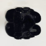 Summer Flat Home Solid Color Thick Bottom Double-breasted Cotton Slippers